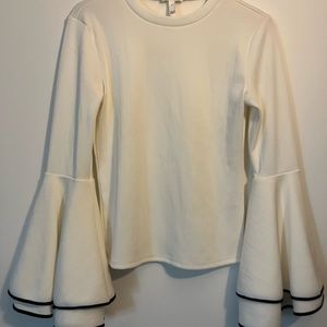 Leith bell sleeve shirt S